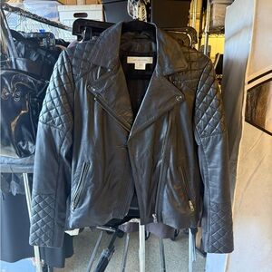 Gerard Darrel Black Quilted Leather Jacket